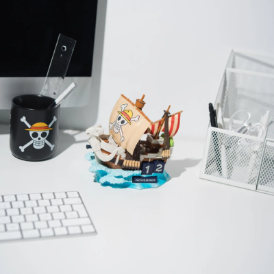 One Piece Netflix - Going Merry - Calendrier Perpétuel 3D
