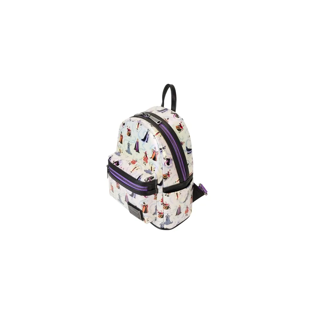 Mini Sac à Dos Convertible Loungefly Disney Villains Irisé