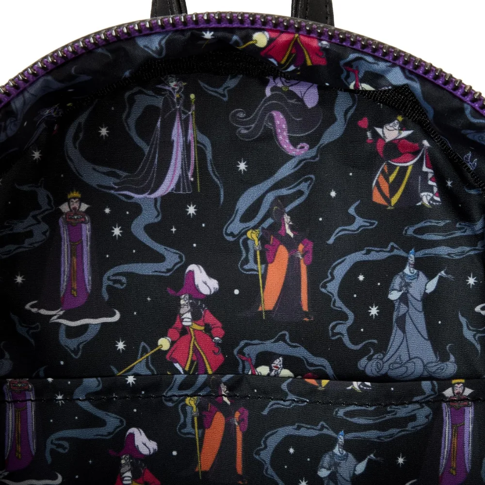 Mini Sac à Dos Convertible Loungefly Disney Villains Irisé