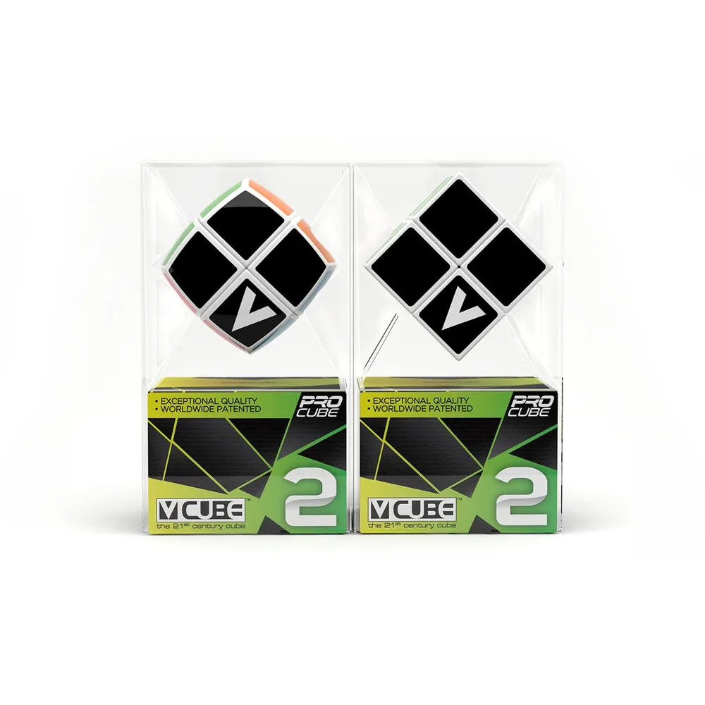 V-Cube 2 Classic Bombé - Cube 2x2 Pillow