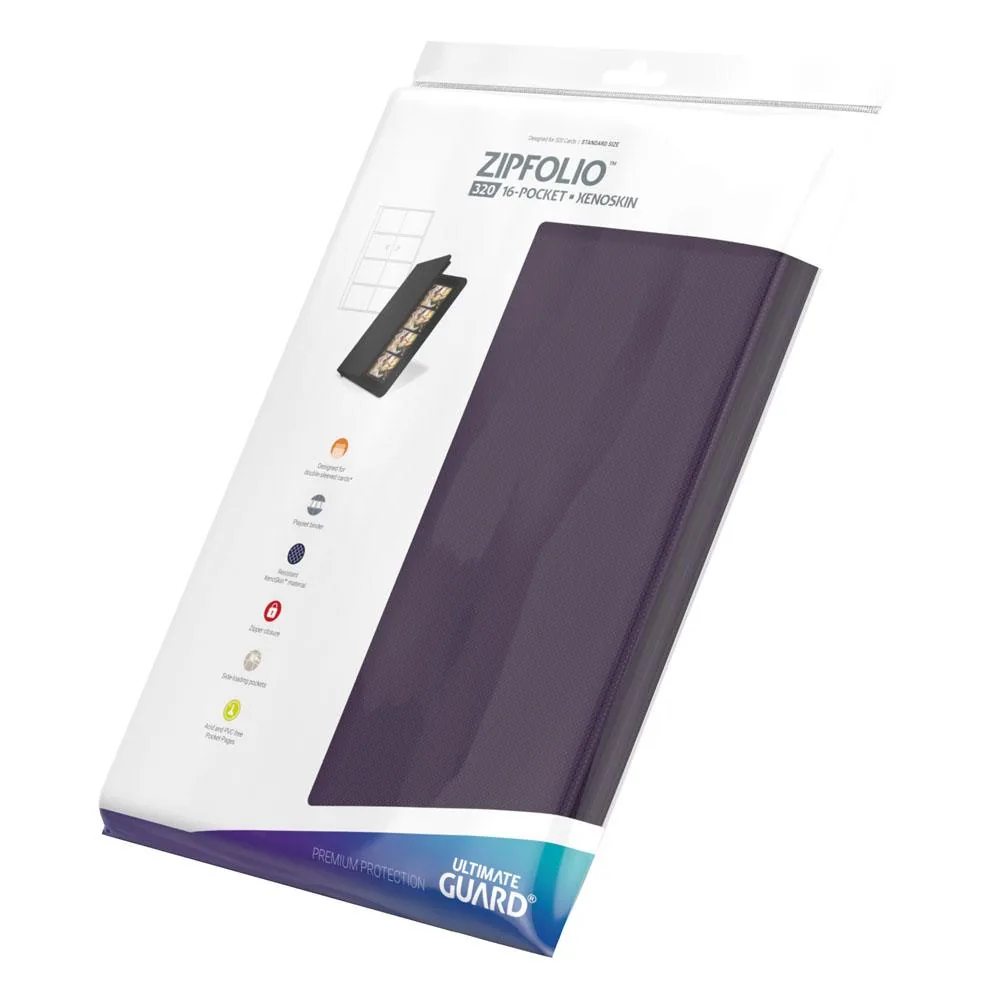 Ultimate Guard Zipfolio 320 - 8-Pocket XenoSkin Purple