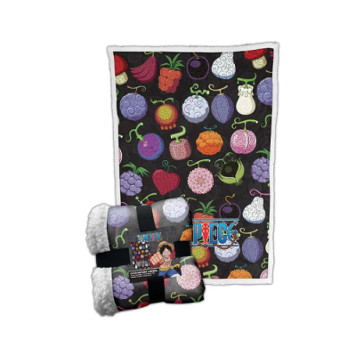 One Piece - Plaid Sherpa Devil Fruits - 150x100cm