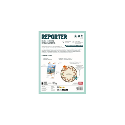 Reporter - Jeu d'enquête coopératif