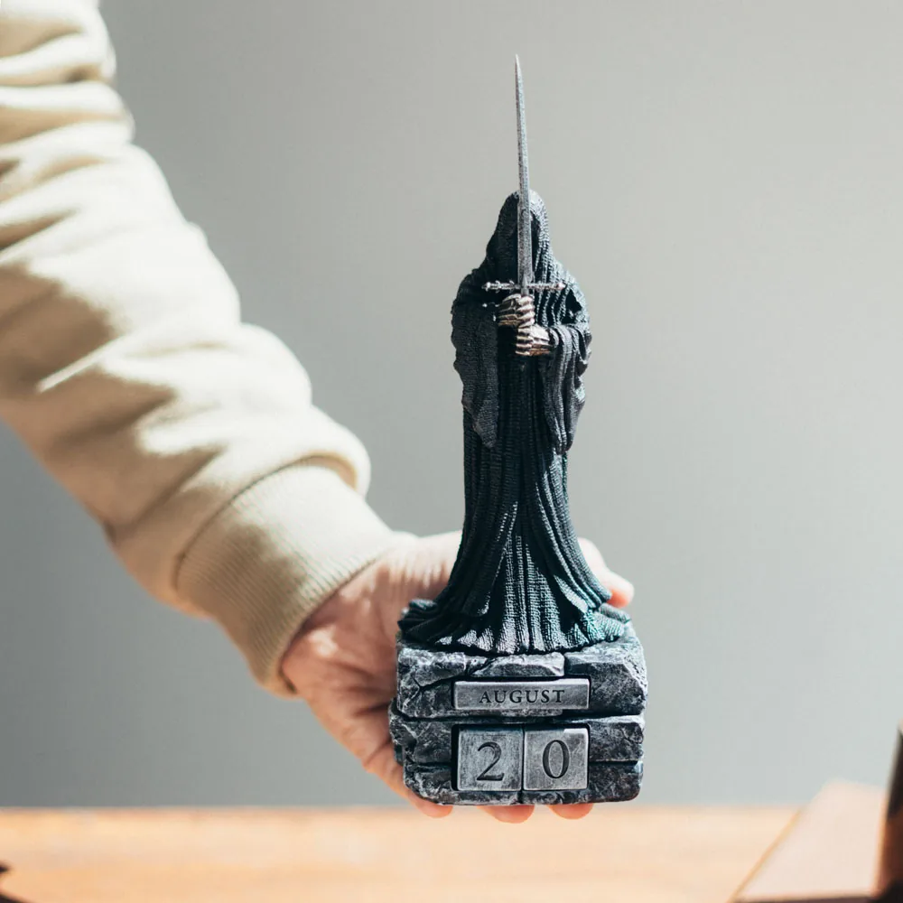 Le Seigneur des Anneaux - Calendrier Perpétuel 3D Nazgûl en Résine