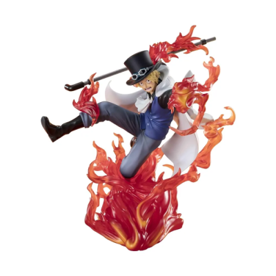 Statuette One Piece Figuarts Zero Sabo Fire Fist Rook Check 19 cm