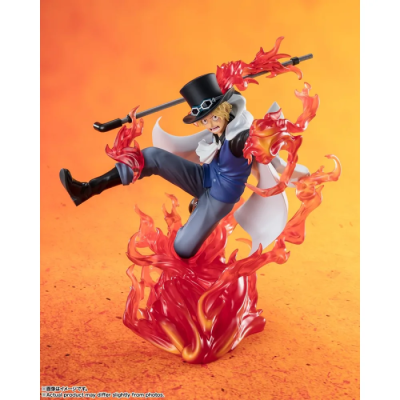 Statuette One Piece Figuarts Zero Sabo Fire Fist Rook Check 19 cm