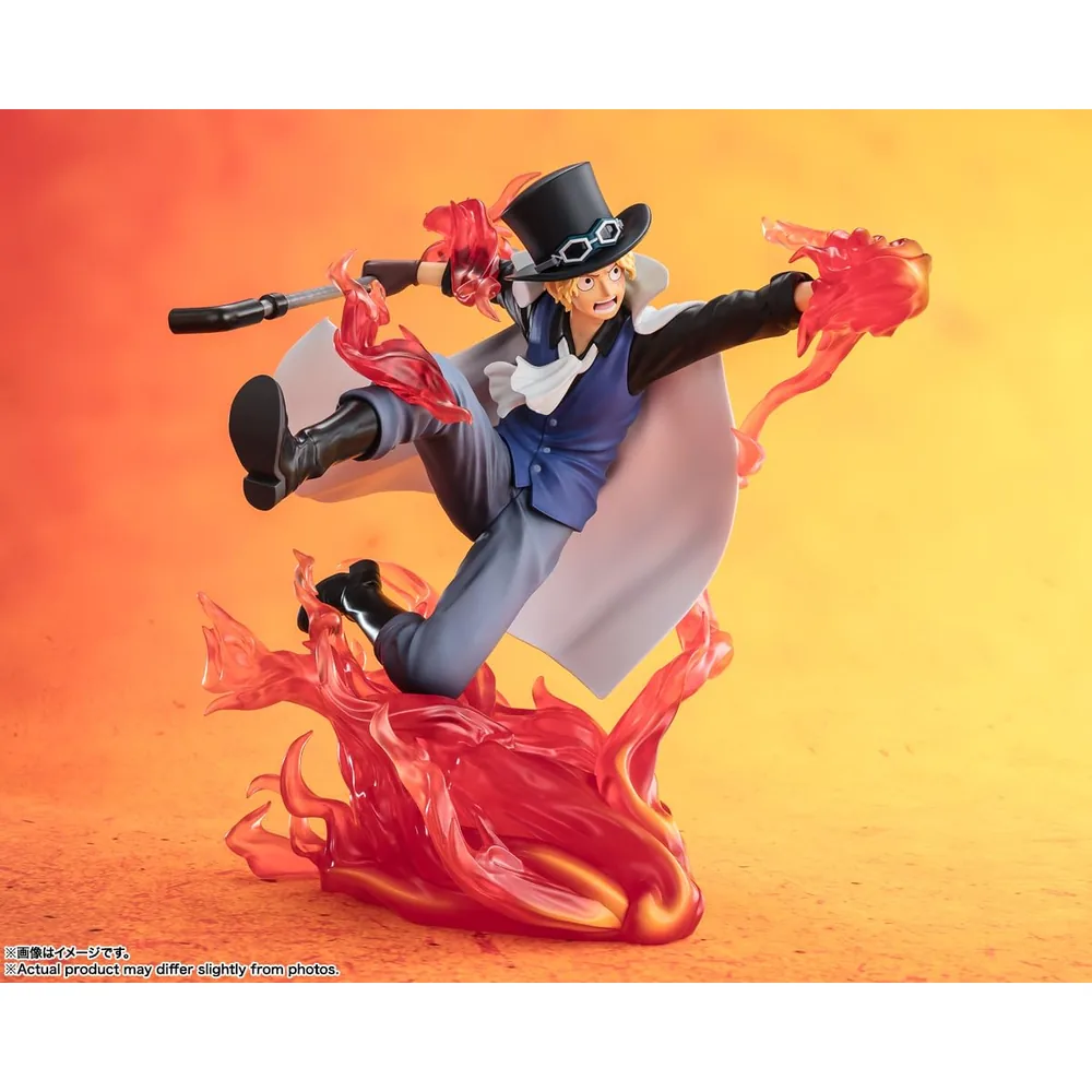 Statuette One Piece Figuarts Zero Sabo Fire Fist Rook Check 19 cm