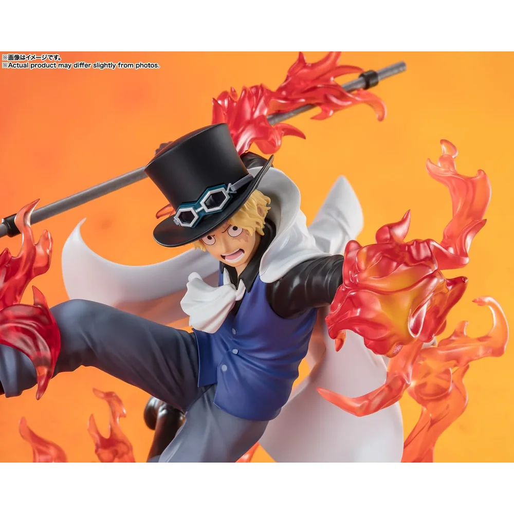 Statuette One Piece Figuarts Zero Sabo Fire Fist Rook Check 19 cm