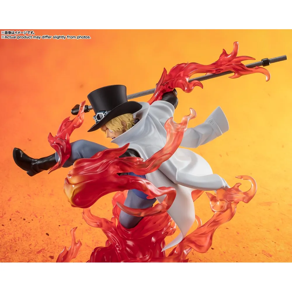 Statuette One Piece Figuarts Zero Sabo Fire Fist Rook Check 19 cm