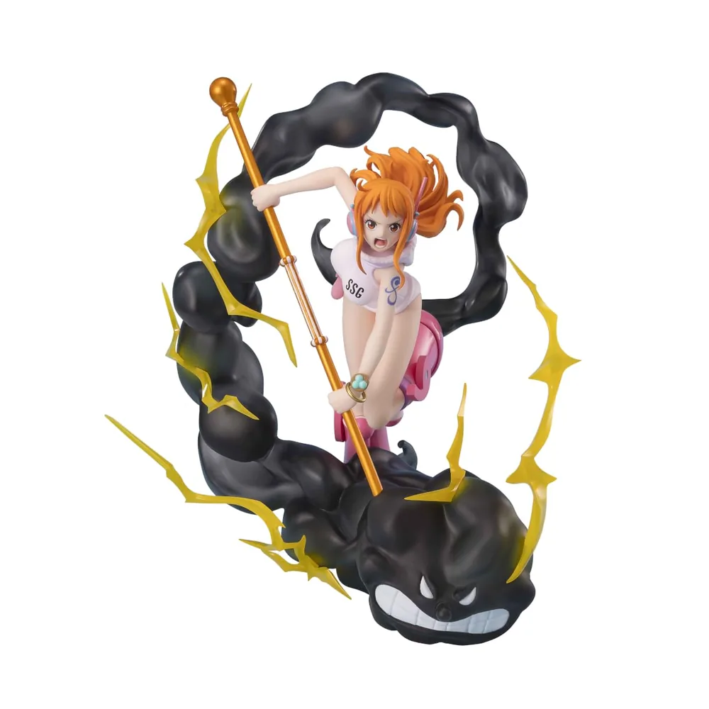 One Piece Statuette Figuarts Zero Extra Battle Nami Lightning Blast 17 cm
