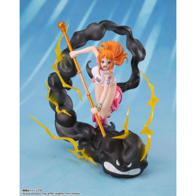 One Piece Statuette Figuarts Zero Extra Battle Nami Lightning Blast 17 cm