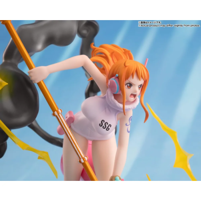 One Piece Statuette Figuarts Zero Extra Battle Nami Lightning Blast 17 cm