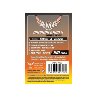 Mayday Yucatan Narrow 54x80mm - Pochettes Standard (100)