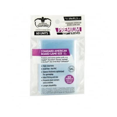 Ultimate Guard - 50 Pochettes Premium Standard American 59x91 mm