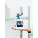 Calendrier Perpétuel Stitch Disney - Résine Peinte Main