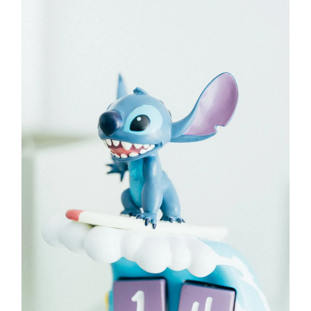 Calendrier Perpétuel Stitch Disney - Résine Peinte Main