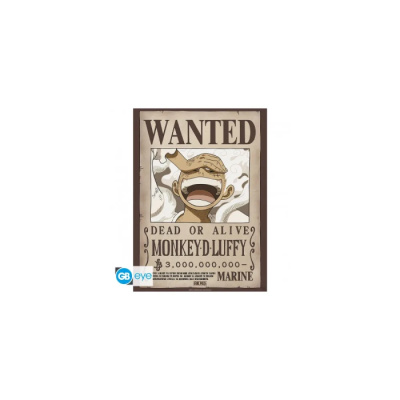 Poster Chibi Wanted Luffy Wano 52x38 cm - One Piece