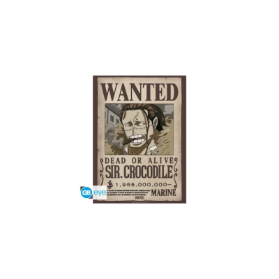 Poster Wanted Crocodile Wano - One Piece 52x38cm