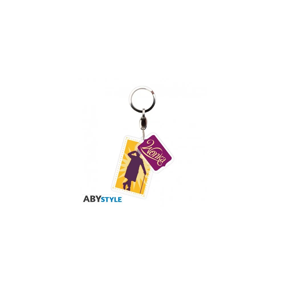Porte-Clés Acrylique Willy Wonka - Officiel