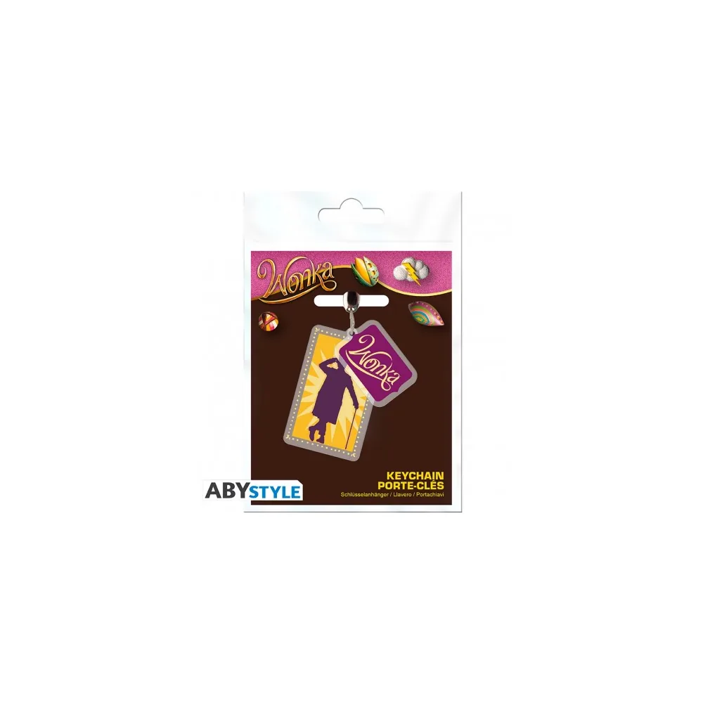 Porte-Clés Acrylique Willy Wonka - Officiel