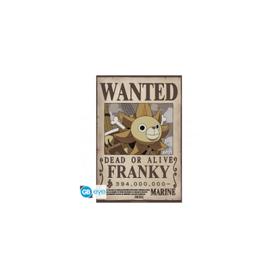 Poster Chibi Wanted Franky Wano - One Piece 52x38 cm