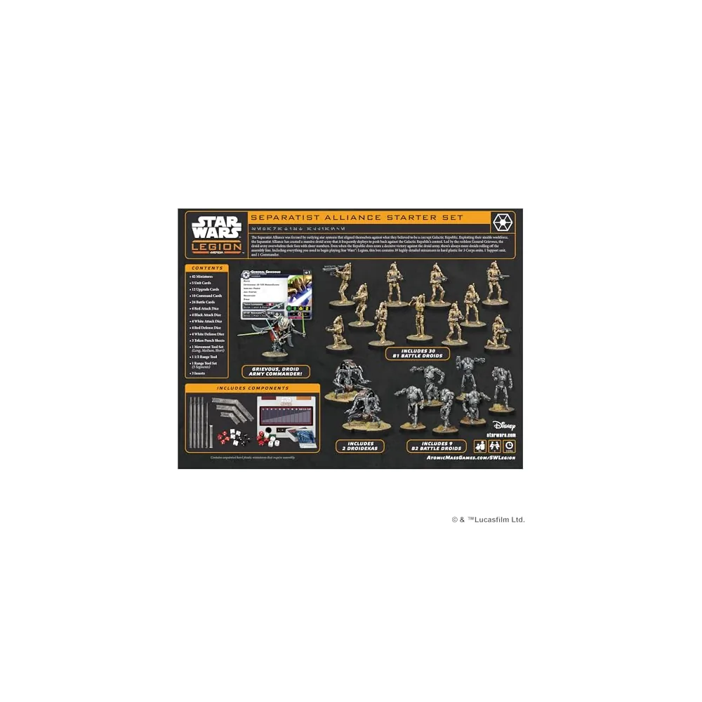 Star Wars Legion : Separatist Alliance Starter Set