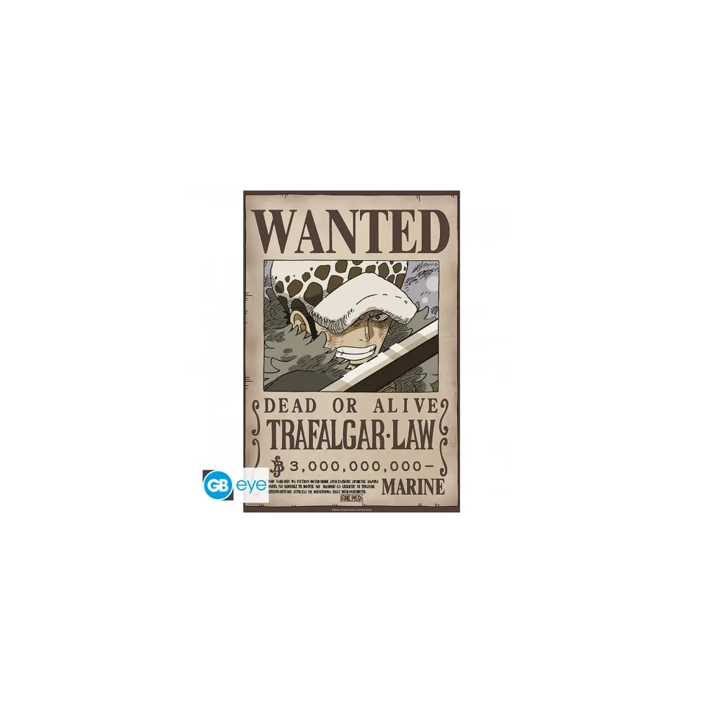 Poster Chibi Wanted Law Wano 52x38 cm - One Piece
