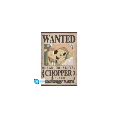 Poster Chibi 52x38 - Wanted Chopper Wano - One Piece