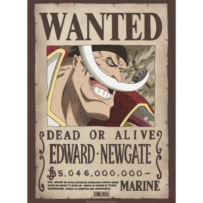 One Piece - Poster Wanted Whitebeard 52x38 cm