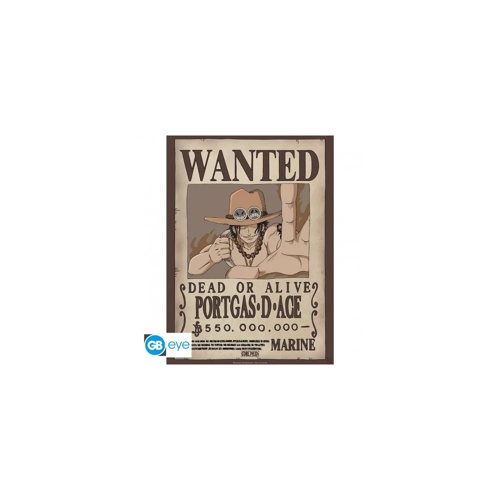 One Piece - Poster Wanted Ace (52x38 cm)