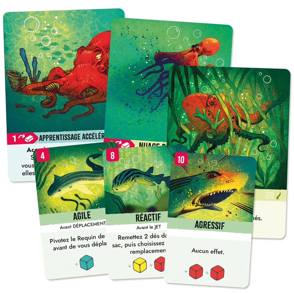 Kelp - Jeu de duel asymétrique requin vs pieuvre