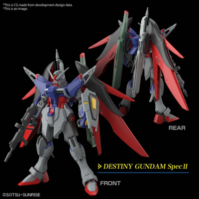 Gundam Gunpla HG 1/144 Destiny Spec II & Zeus Silhouette