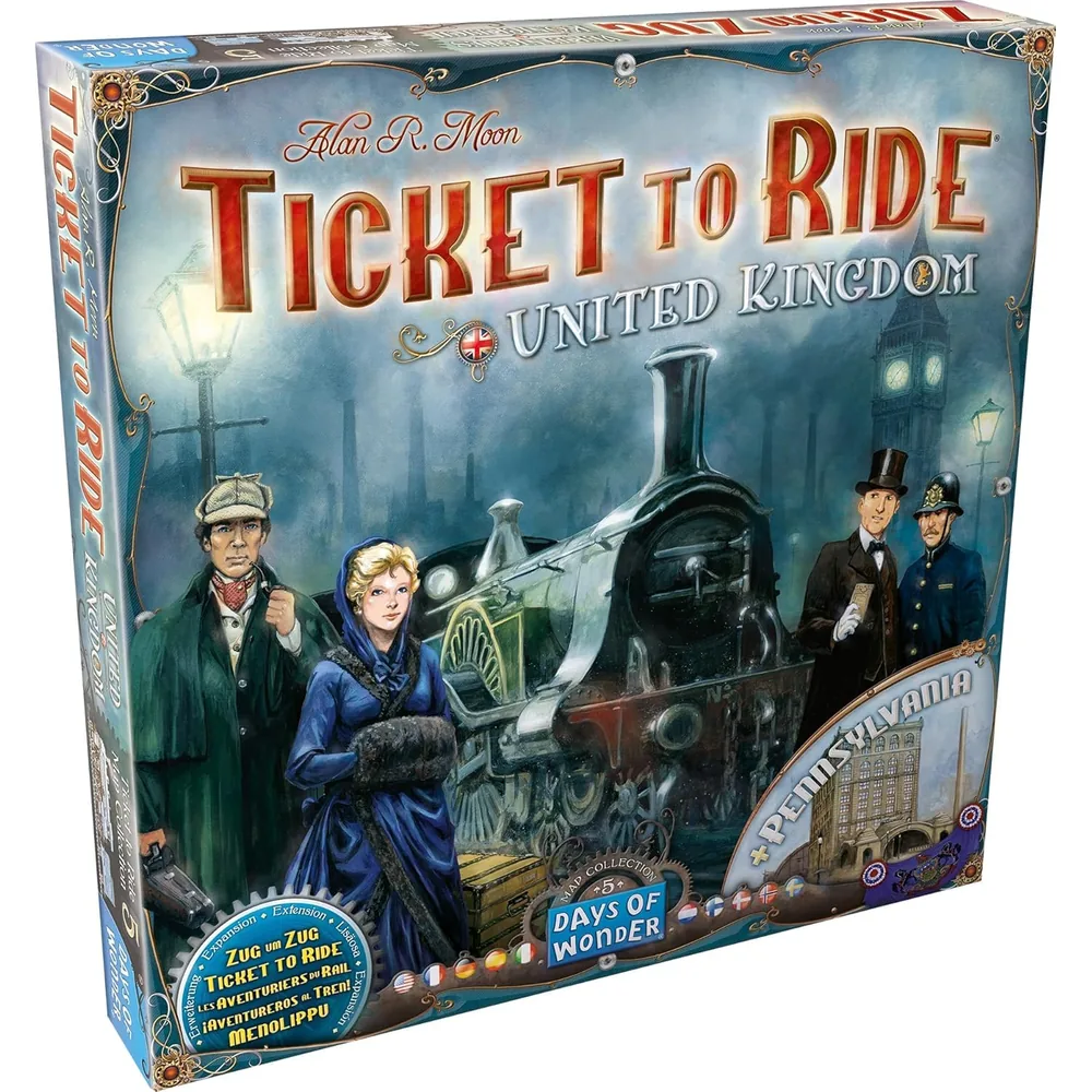 Aventuriers du Rail : Royaume-Uni / Pennsylvanie (Extension)
