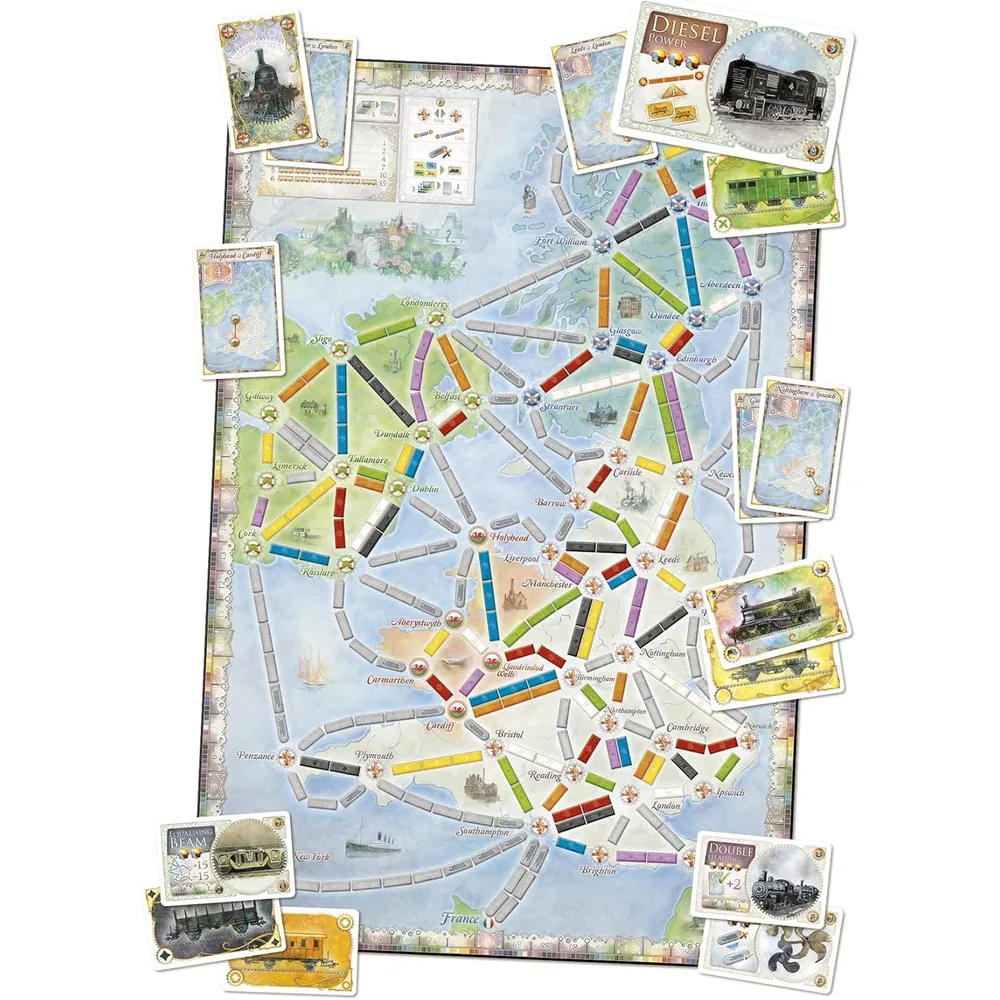 Aventuriers du Rail : Royaume-Uni / Pennsylvanie (Extension)