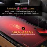 Tapis Multijeux Wogamat Rubis 60x100cm Rouge