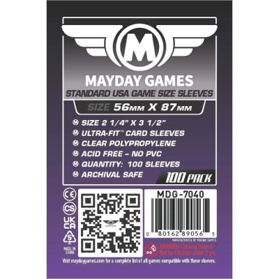 Sleeves Mayday Standard USA 56x87mm (50 pochettes)