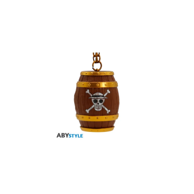 One Piece - Porte-clés 3D Tonneau
