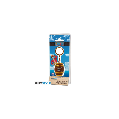 One Piece - Porte-clés 3D Tonneau