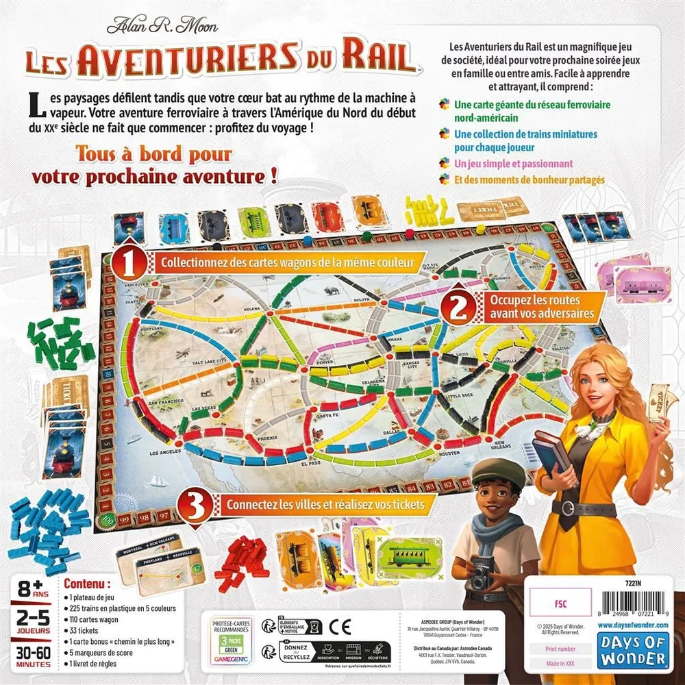Les Aventuriers du Rail : USA