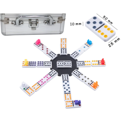 Mexican Train Double 12 - Dominos en Bakélite