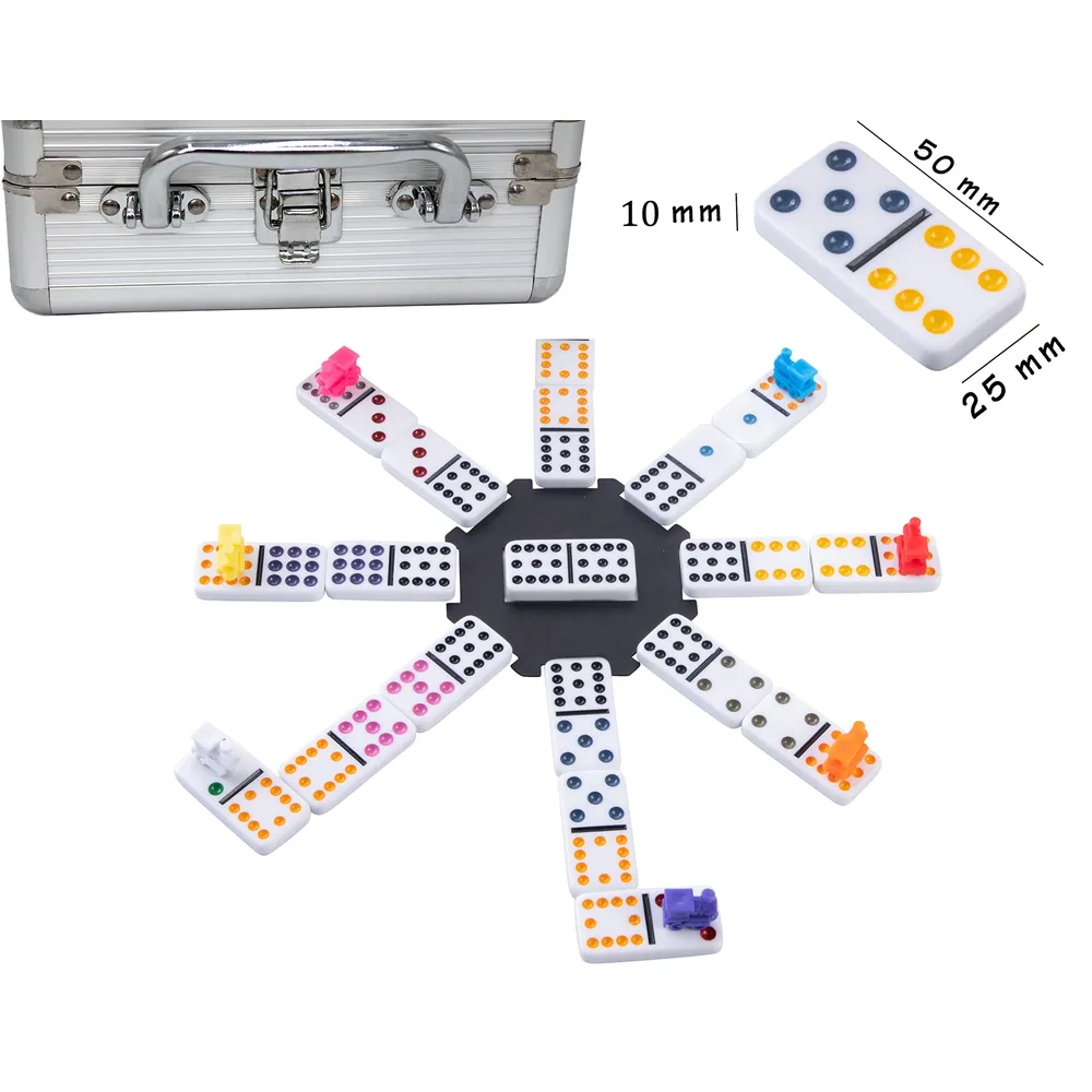 Mexican Train Double 12 - Dominos en Bakélite