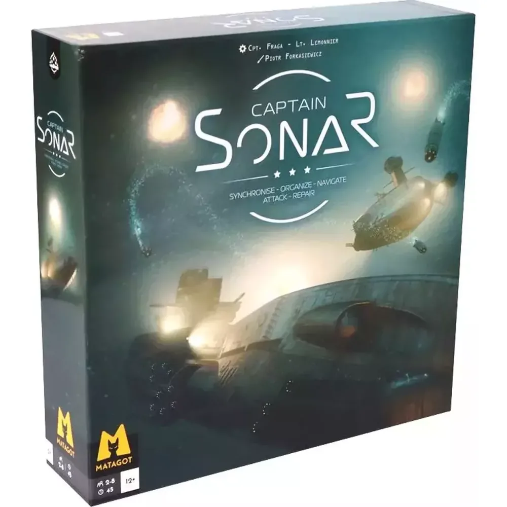 Captain Sonar 2nde Édition - Jeu de stratégie sous-marine