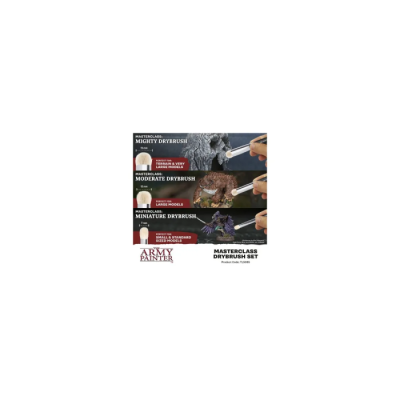 Army Painter - Masterclass Drybrush Set - 3 Pinceaux