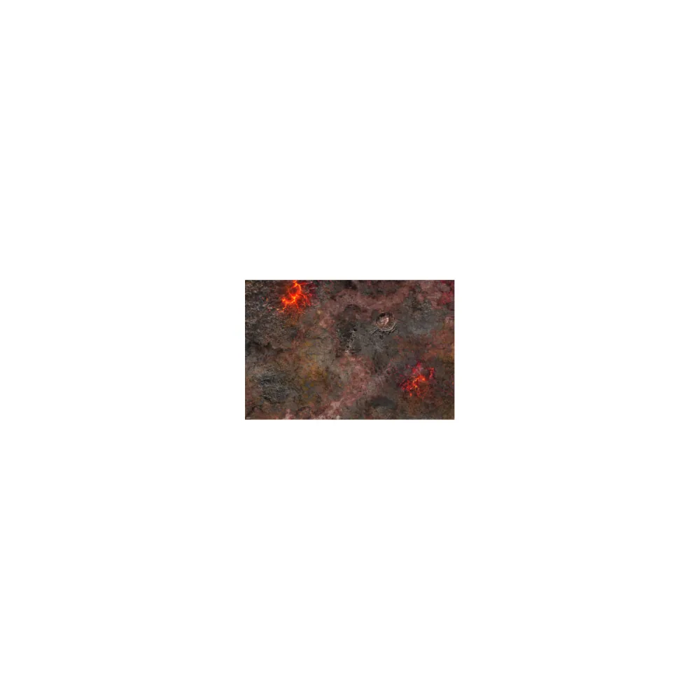 TerrainCrate Hellscape Battle Mat 44x60 - Tapis Néoprène