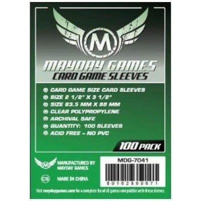 Sleeves Mayday Games Premium 63.5x88mm (100)