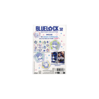 Blue Lock Tome 32 - Edition Collector avec jaquette réversible et 30 stickers