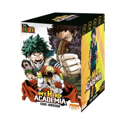 Coffret My Hero Academia Intégrale Vol. 15 à 21 (7 tomes)