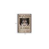 Poster Wanted One Piece Gol D. Roger