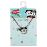 Collier et Boucles d'Oreille Mickey Noël - Disney