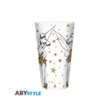 DISNEY - Verre XXL Clochette Dorée à Paillettes - 400 ml